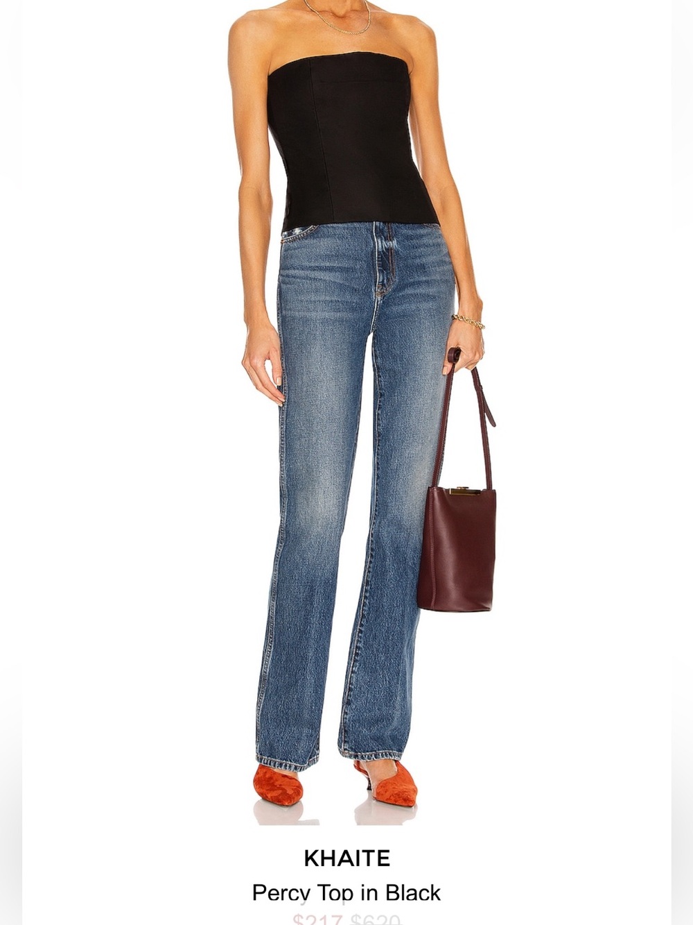 KHAITE Percy Top Black Size 0 - Picture 9 of 9